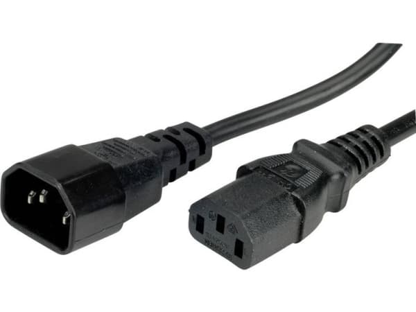 Value 19.99.1530, 3 m, C14 kopling, C13 kopling, 250 V, 10 A