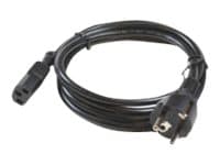 MicroConnect - Strømkabel - IEC 60320 - 10 m - svart