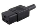 Miniatyrbilde 3 av 5: MicroConnect - Strømkontakt - IEC 60320 C19 - svart