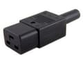 Miniatyrbilde 4 av 5: MicroConnect - Strømkontakt - IEC 60320 C19 - svart