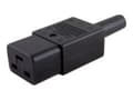 Miniatyrbilde 1 av 5: MicroConnect - Strømkontakt - IEC 60320 C19 - svart