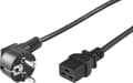 Pikkukuva 4 / 4: MicroConnect - Strømkabel - CEE 7/7 (han) lige til IEC 60320 C19 vinklet - AC 250 V - 16 A - 5 m - lajittelu