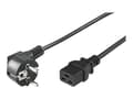 Pikkukuva 1 / 4: MicroConnect - Strømkabel - CEE 7/7 (han) lige til IEC 60320 C19 vinklet - AC 250 V - 16 A - 5 m - lajittelu