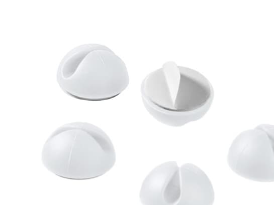 Goobay 95183, Kabelholder, Universell, Hvit