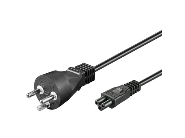 Goobay 30857, 2 m, Virtapistoke tyyppi K, C5 liitin, H05VV-F3G, 250 V