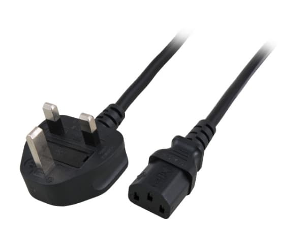 EFB Elektronik EK484.2, 2 m, BS 1363/A, C13-kontakt, 250 V, 10 A