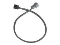 Akasa - Förlängningsströmkabel till fläkt - 4-stifts PWM (hona) till 4-stifts PWM (hane) - 30 cm - svart