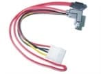 MicroConnect - SATA-kabel - SATA-kombination (hona) till 4 pin intern effekt, SATA