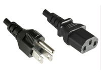 Microconnect PE110430, 3 m, Virtapistoke tyyppi B, C13 liitin, SVT, 125 V, 10 A