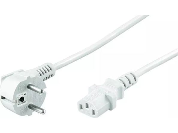 Goobay 95141, 3 m, Strømplugg type F, IEC C13, H05VV-F3G, 250 V