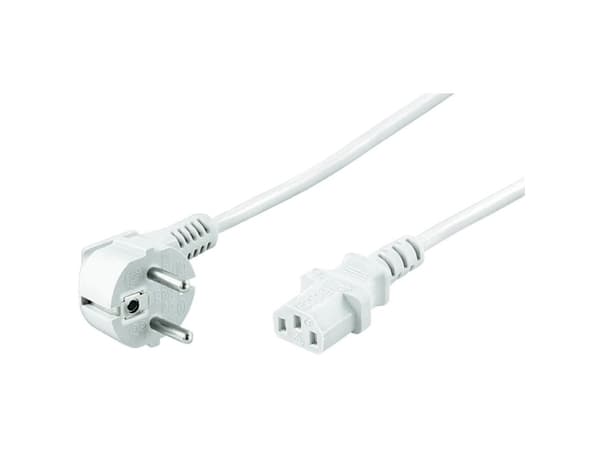 Goobay 95141, 3 m, Strømplugg type F, IEC C13, H05VV-F3G, 250 V