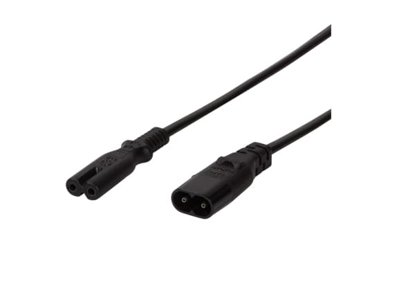 LogiLink 2m, IEC 60320-C8/IEC 60320-C7, 2m, C8 tilkoblinger, C7 tilkoblinger