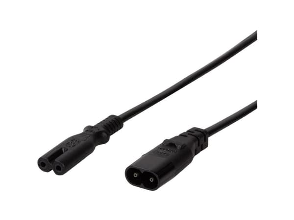 LogiLink 2m, IEC 60320-C8/IEC 60320-C7, 2m, C8 tilkoblinger, C7 tilkoblinger