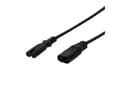 Miniatyrbilde 1 av 5: LogiLink 2m, IEC 60320-C8/IEC 60320-C7, 2m, C8 tilkoblinger, C7 tilkoblinger