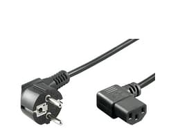 MicroConnect PowerCord - Virtajohto - IEC 60320 til IEC 60320 C13 - 3 m - 90° stikforbindelse - lajittelu