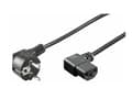 Pikkukuva 1 / 5: MicroConnect PowerCord - Virtajohto - IEC 60320 til IEC 60320 C13 - 3 m - 90° stikforbindelse - lajittelu