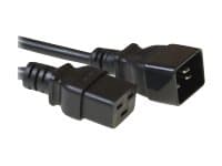 MicroConnect - Strömkabel - IEC 60320 C19 till IEC 60320 C20 - 2 m