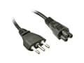 Miniatyrbilde 2 av 3: Lindy 2m, CEI23-16-VII - IEC 320 C5 Sort C5 kopling