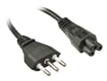 Miniatyrbilde 1 av 3: Lindy 2m, CEI23-16-VII - IEC 320 C5 Sort C5 kopling