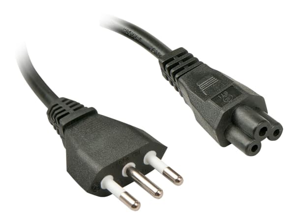 Lindy 2m, CEI23-16-VII - IEC 320 C5 Sort C5 kopling