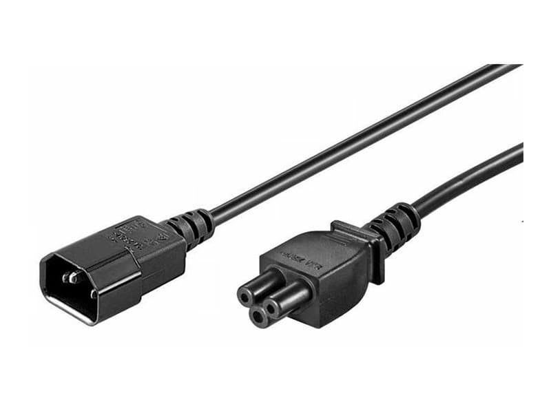 MicroConnect Power Cord Notebook - Strömkabel - IEC 60320 C5 till IEC 60320 C14 - 1.8 m - svart