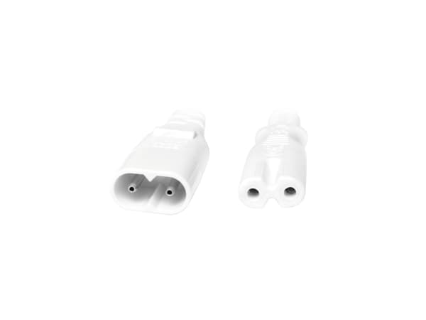 LogiLink 2m, IEC 60320-C8/IEC 60320-C7, 2m, C8 tilkoblinger, C7 tilkoblinger