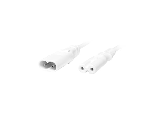LogiLink 2m, IEC 60320-C8/IEC 60320-C7, 2m, C8 tilkoblinger, C7 tilkoblinger