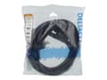 Miniatyrbilde 4 av 5: DELTACO - Strømkabel - power CEE 7/7 (hann) til power IEC 60320 C13 - 250 V - 10 A - 3 m - svart