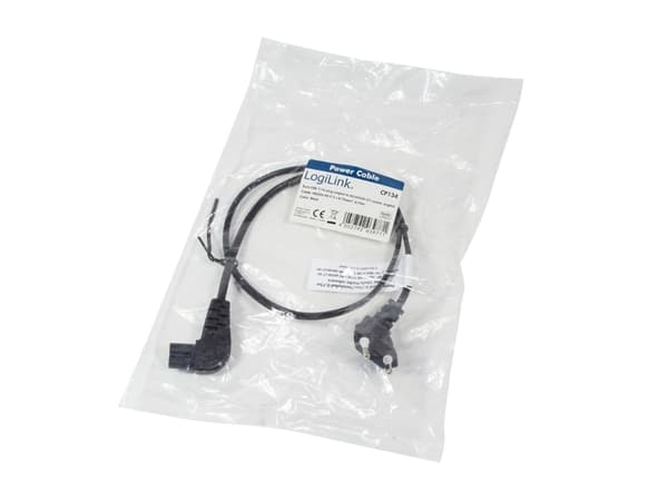 LogiLink 0,75m, CEE 7/16/IEC 60320-C7, 0,75m, CEE7/16, C7 tilkoblinger