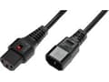 Miniatyrbilde 4 av 5: MicroConnect - Strømforlengelseskabel - IEC 60320 C14 til power IEC 60320 C13 - 3 m - svart