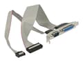 Miniatyrbild 1 av 2: Delock - Seriell/parallell panel - DB-9, DB-25 till 25 pin IDC, 9 stifts IDC (hona) - 30 cm