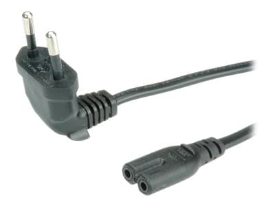 ROLINE CEE 7/16/IEC320 C7, 1,8 m, 1,8 m, CEE7/16, C7 förbinder, 250 V, 2,5 A