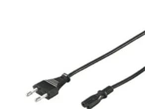 Goobay 95039, 5 m, Strømplugg type C, C7 kopling, H03VVH2-F2, 250 V