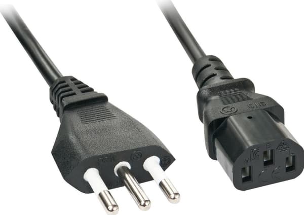 Lindy 30415 strømkabel Sort 5 m CEI 23-16 C13 kopling