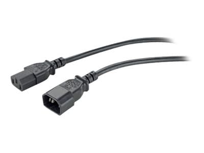 APC - Strømkabel - power IEC 60320 C13 til IEC 60320 C14 - 2.4 m - svart - for P/N: SCL500RMI1UC, SCL500RMI1UNC, SMTL750RMI2UC, SRT1500RMXLI, SRT1500