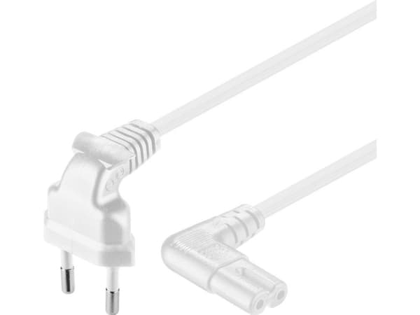 Goobay 97351, 2 m, Virtapistoke tyyppi C, C7 liitin, H03VVH2-F2, 250 V
