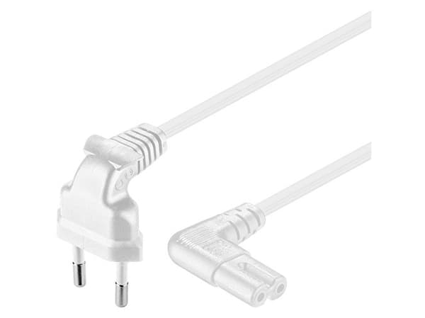 Goobay 97351, 2 m, Virtapistoke tyyppi C, C7 liitin, H03VVH2-F2, 250 V