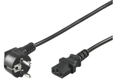 Goobay 51320, 5 m, Virtapistoke tyyppi F, C13 liitin, H05VV-F3G, 250 V