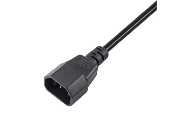 Akyga Pro Series - Strømkabel - IEC 60320 C14 til power IEC 60320 C13 - 250 V - 10 A - 1.8 m - svart