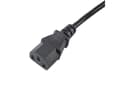 Miniatyrbilde 4 av 5: Akyga Pro Series - Strømkabel - IEC 60320 C14 til power IEC 60320 C13 - 250 V - 10 A - 1.8 m - svart
