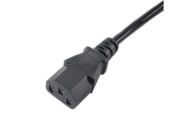 Akyga Pro Series - Strømkabel - IEC 60320 C14 til power IEC 60320 C13 - 250 V - 10 A - 1.8 m - svart