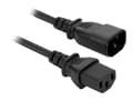 Miniatyrbilde 1 av 5: Akyga Pro Series - Strømkabel - IEC 60320 C14 til power IEC 60320 C13 - 250 V - 10 A - 1.8 m - svart