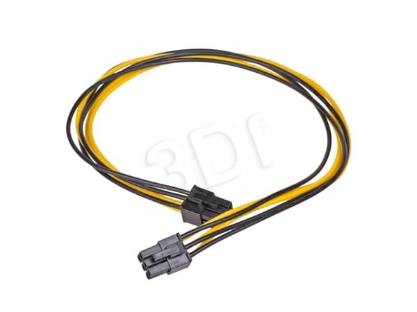 Akyga AK-CA-49 - PCI Express adapter cable - 6-pins PCIe-strøm (hunn) til 6-pins PCIe-strøm (hunn) - 40 cm