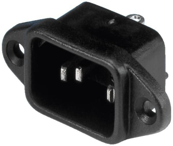 Monacor AAC-150J, C14, Sort, 250 V, 6 A