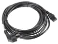 Miniatyrbilde 4 av 5: Lanberg - Strømkabel - power CEE 7/7 (hann) vinklet til power IEC 60320 C13 - 10 A - 10 m - svart