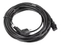 Miniatyrbilde 1 av 5: Lanberg - Strømkabel - power CEE 7/7 (hann) vinklet til power IEC 60320 C13 - 10 A - 10 m - svart