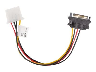 Lanberg - Strømadapter - 4-pin intern strøm (hunn) til SATA-strøm (hann) - 15 cm