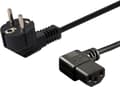 Pikkukuva 2 / 5: SAVIO CL-115 - Strømkabel - 2-polet (han) vinklet til IEC 60320 C13 vinklet - 250 V - 10 A - 1.2 m - lajiteltu