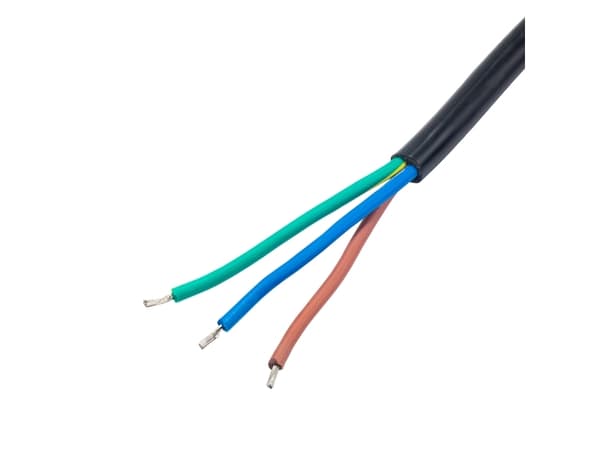 Akyga Power cable AK-OT-01A with open tin CEE 7/7 250V/50Hz 1.5m, 1,5 m, CEE7/7
