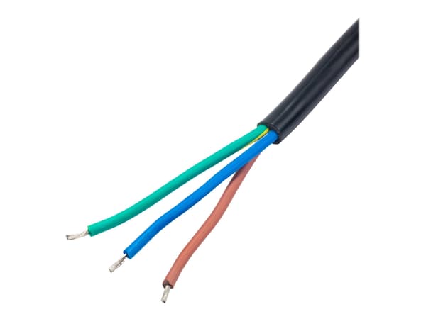Akyga Power cable AK-OT-01A with open tin CEE 7/7 250V/50Hz 1.5m, 1,5 m, CEE7/7